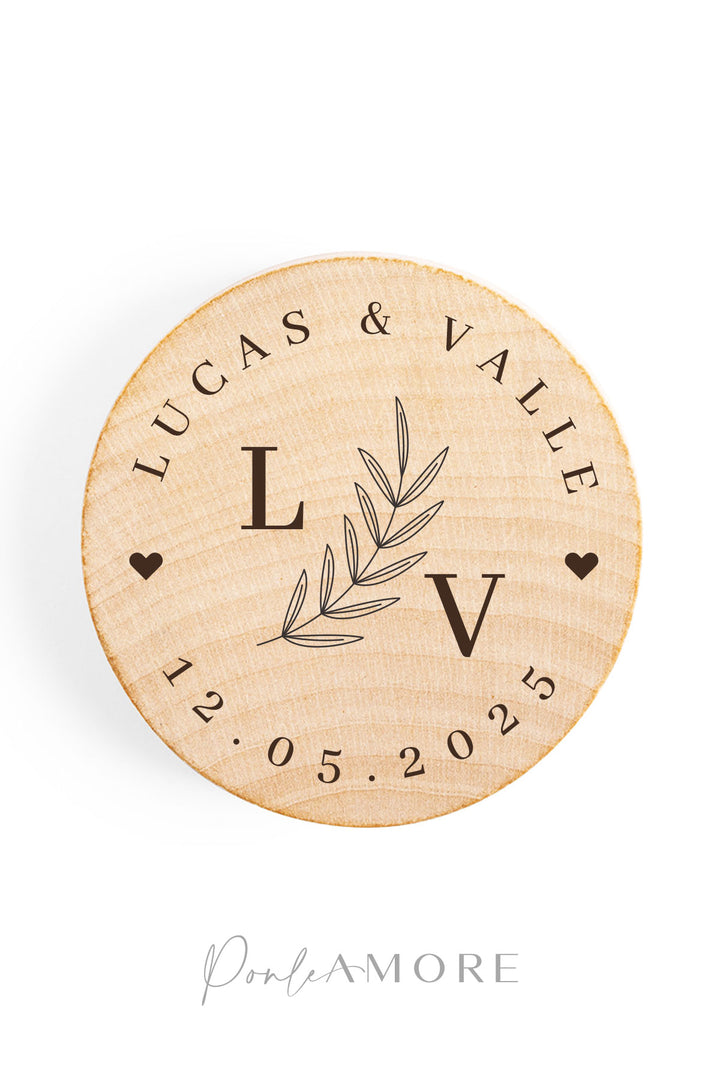 Abridor Madera con imán | INICIALES