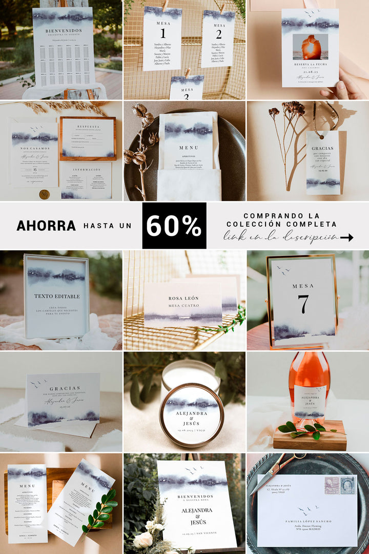 pack boda Personalizado Indigo