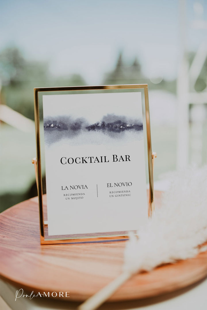 Carteles de boda Personalizados Indigo - Ponle Amore