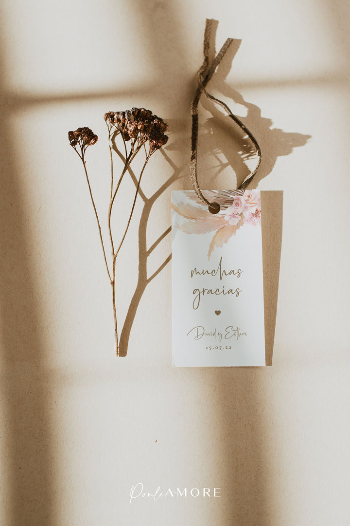 Pack de Boda Boho Pampas freeshipping - Ponle Amore