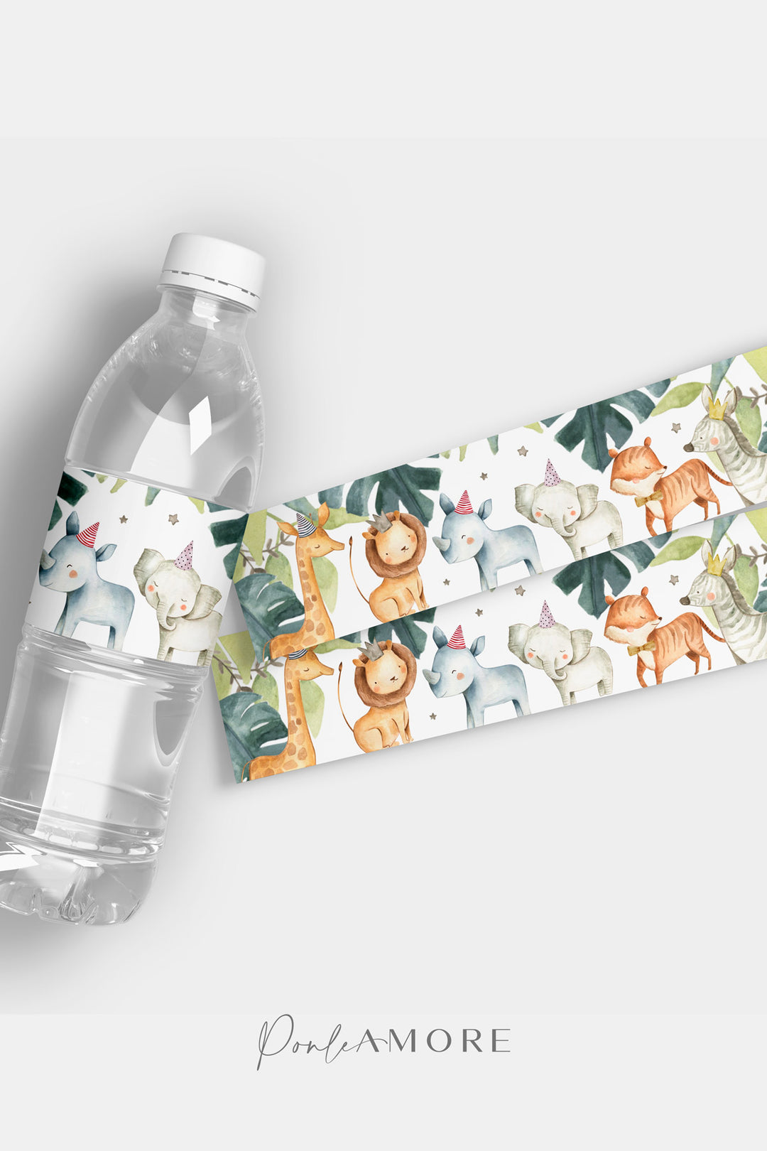 Etiquetas Botellas de Agua Safari freeshipping - Ponle Amore