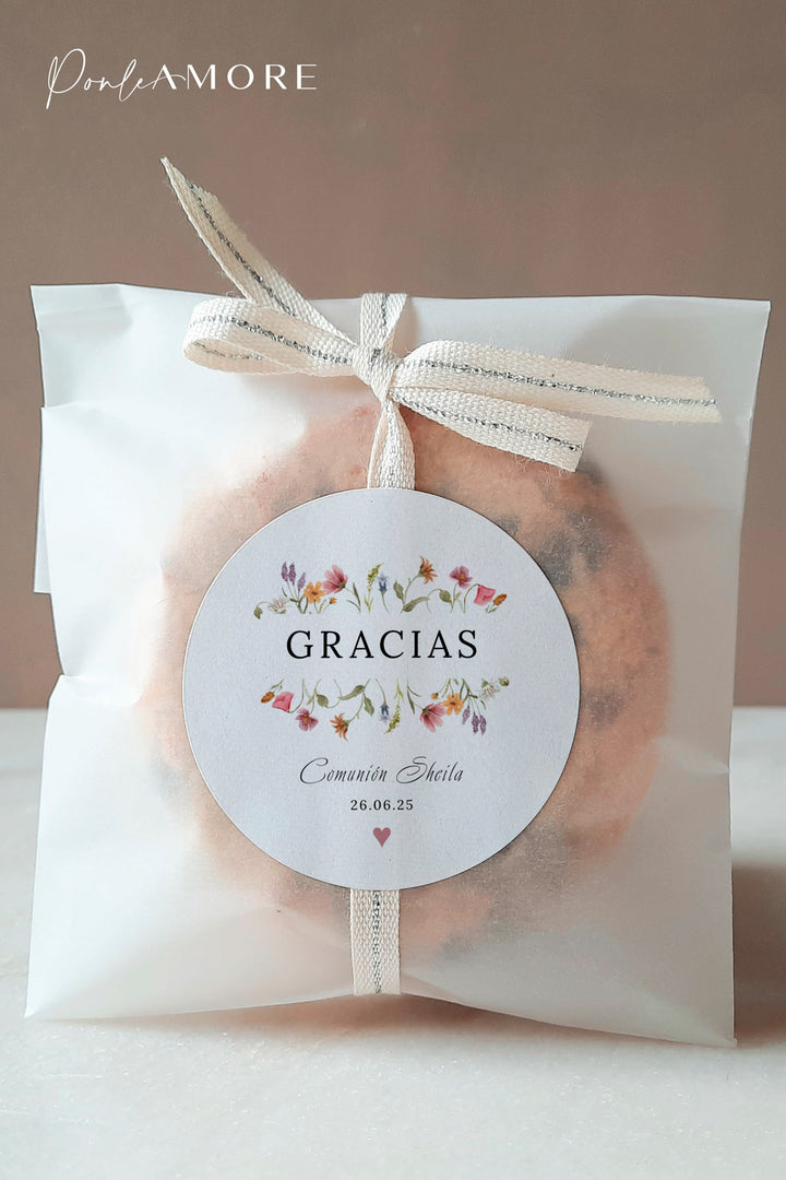 Etiquetas Regalos Wildflower