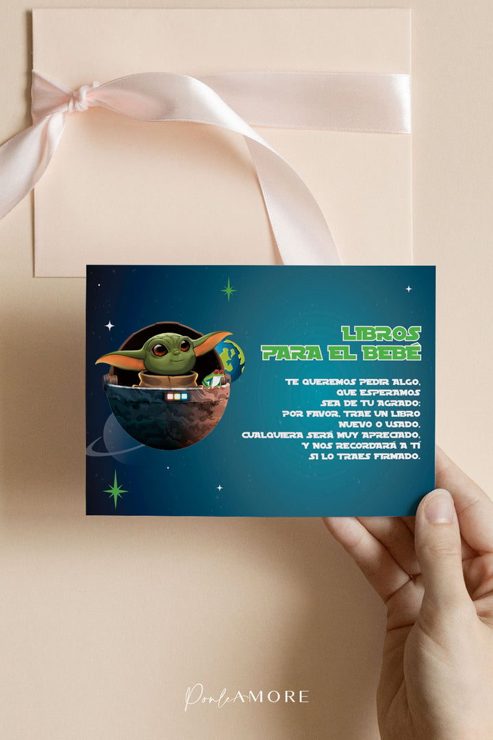 pequeño yoda baby shower