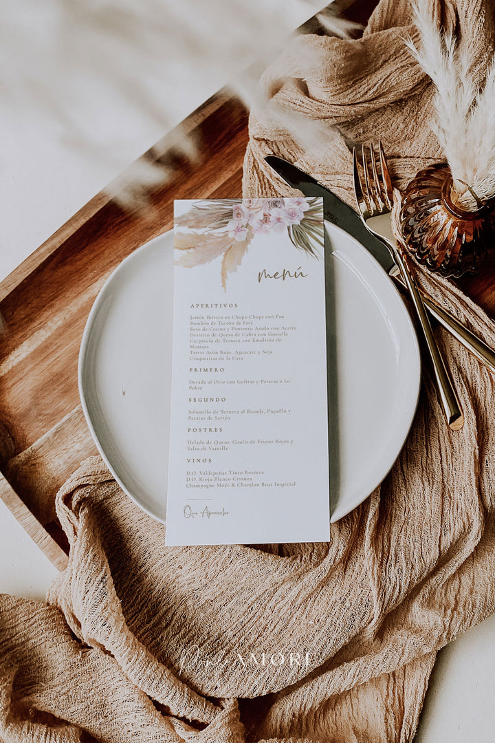 Pack de Boda Boho Pampas freeshipping - Ponle Amore