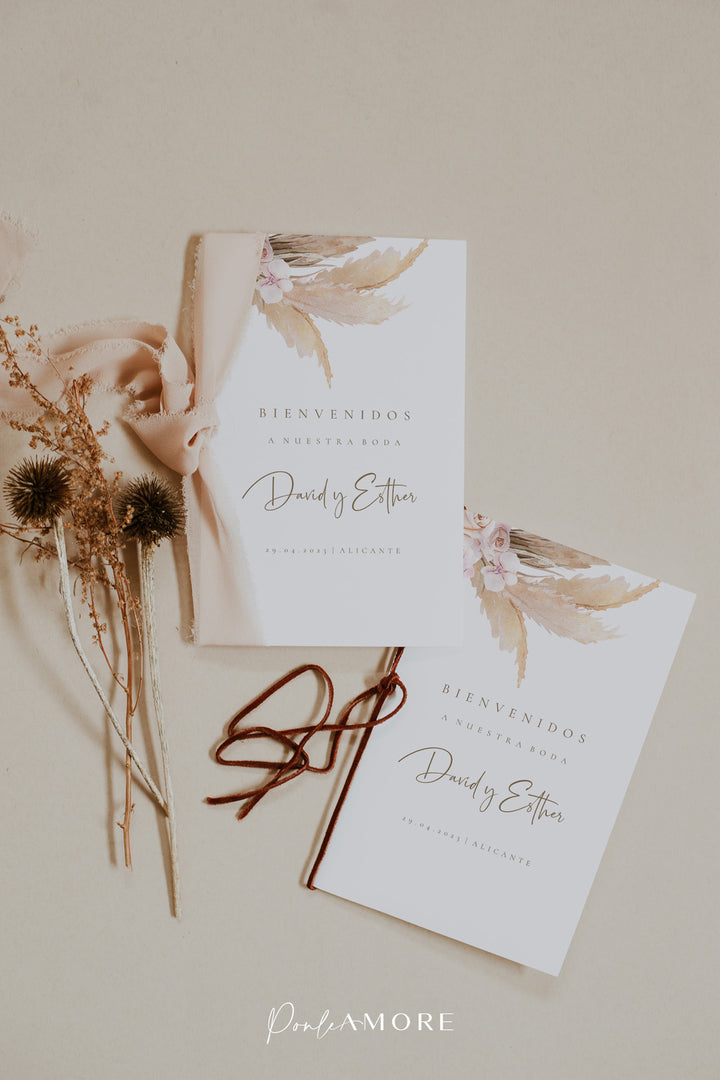 Pack de Boda Boho Pampas freeshipping - Ponle Amore