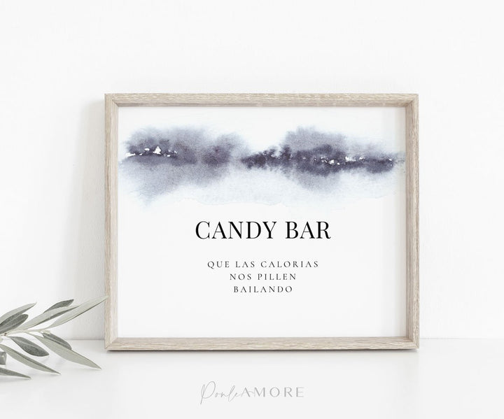 Carteles candy bar descargables Indigo - Ponle Amore