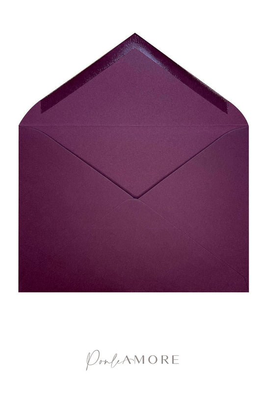️ Sobres para Invitaciones Color Vino | Tamaño C5 – Ponle Amore