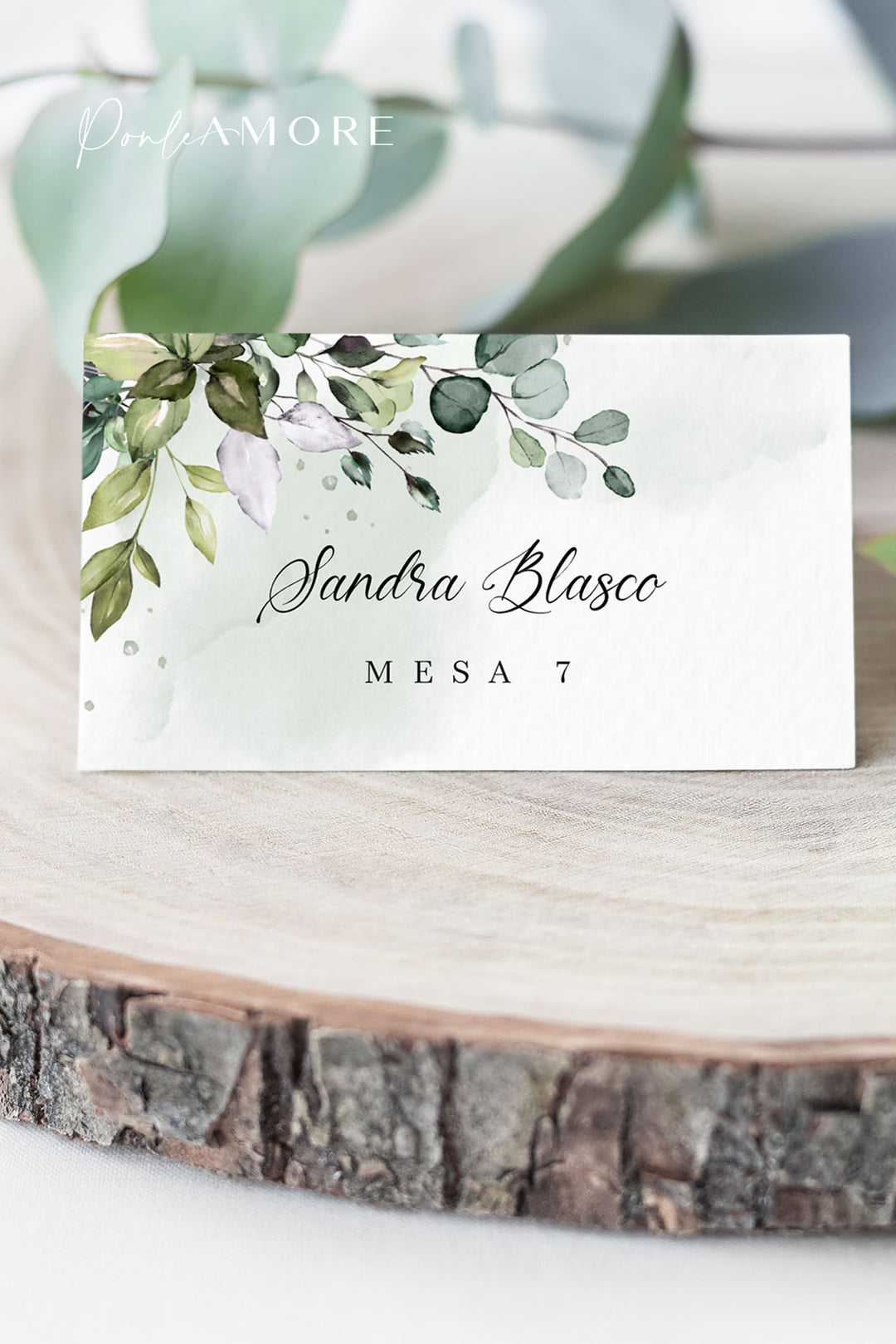 Tarjetas de Nombre para Invitados | ¡Descarga Instantánea! – Ponle Amore